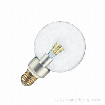 E27 G95 LED Bulb, 470lm, 5W, Dimmable, 2,700-6,500K Color Temperatures